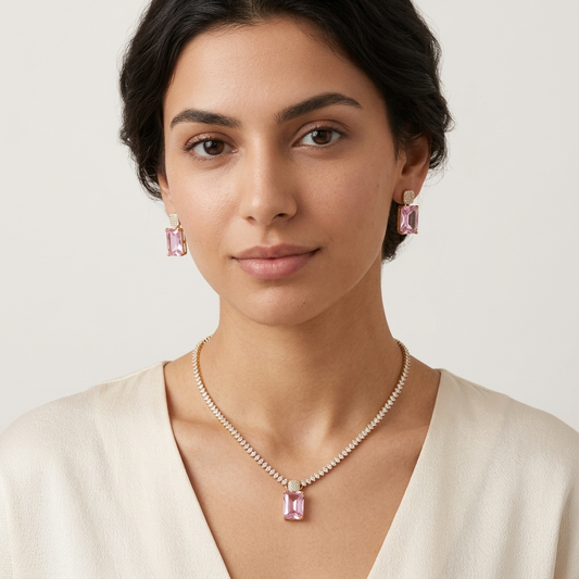 Virelle Pink Earrings