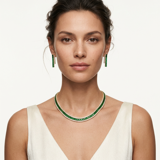 Selene Emerald Necklace
