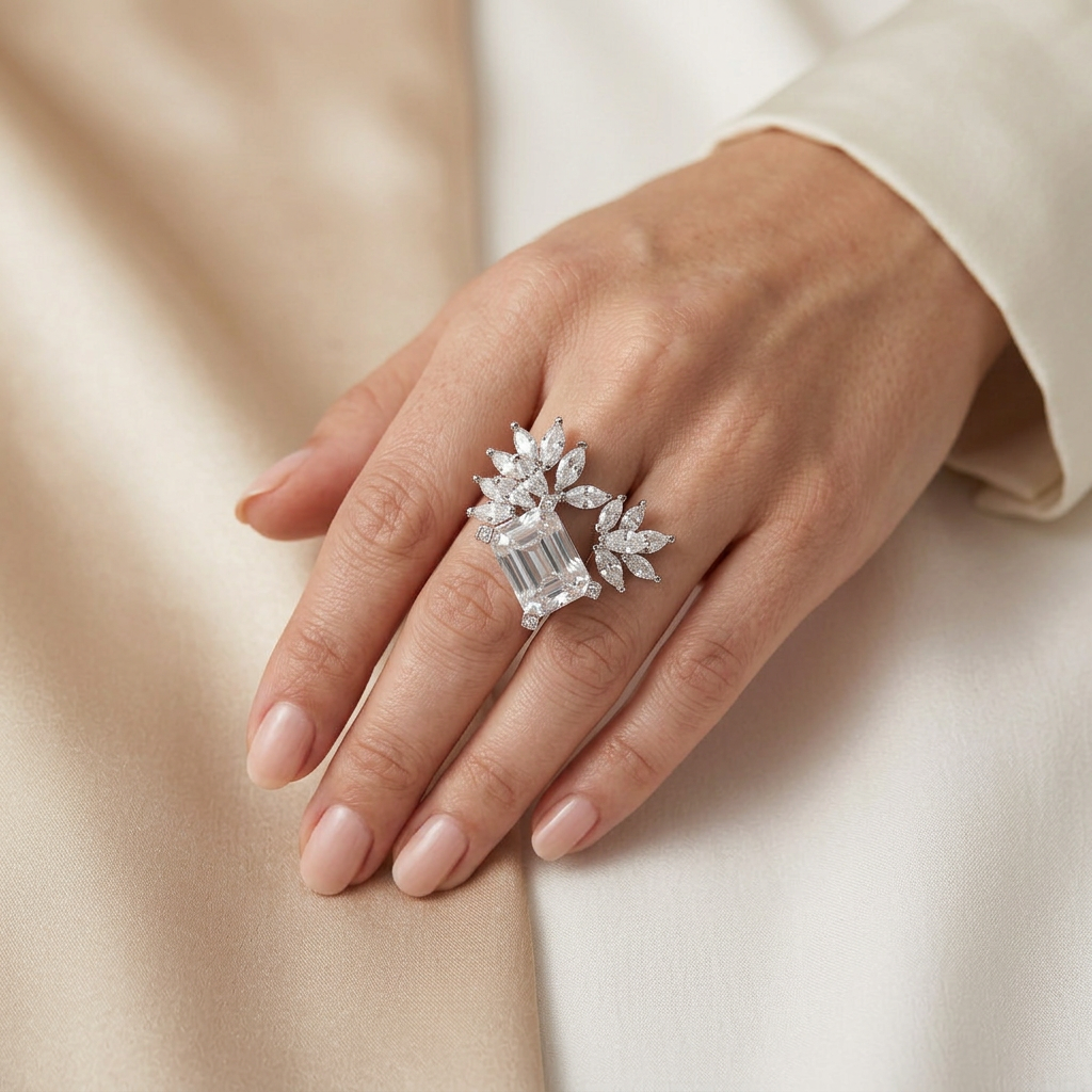Celestia Clear Diamond Ring