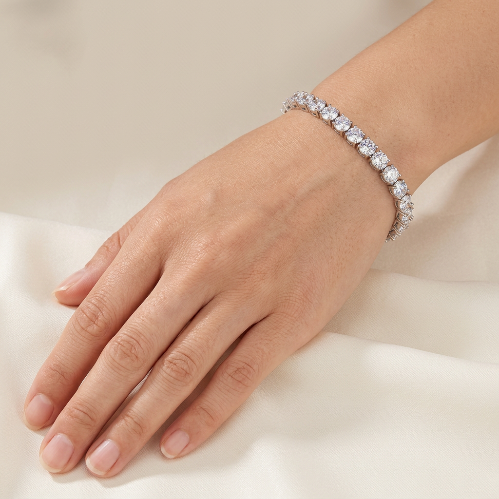 Eveline Tennis Bracelet
