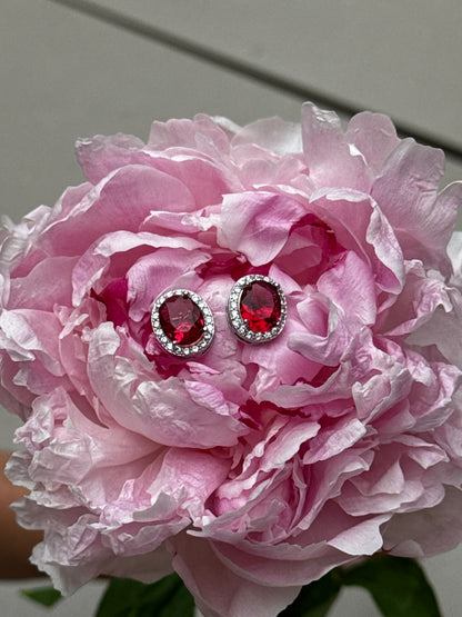 Amira Red Earrings