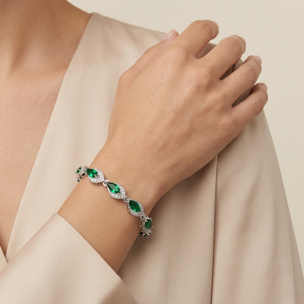 Lunelle Emerald Bracelet