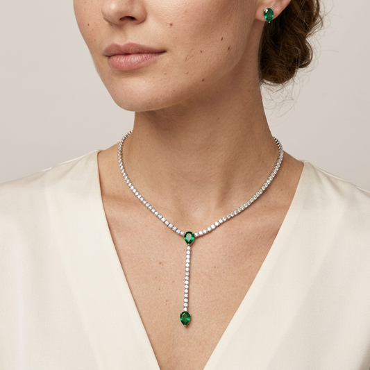 Lunara Emerald Necklace