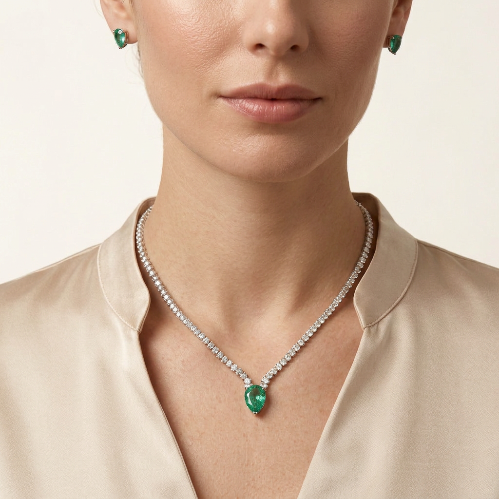 Avelis Emerald Necklace