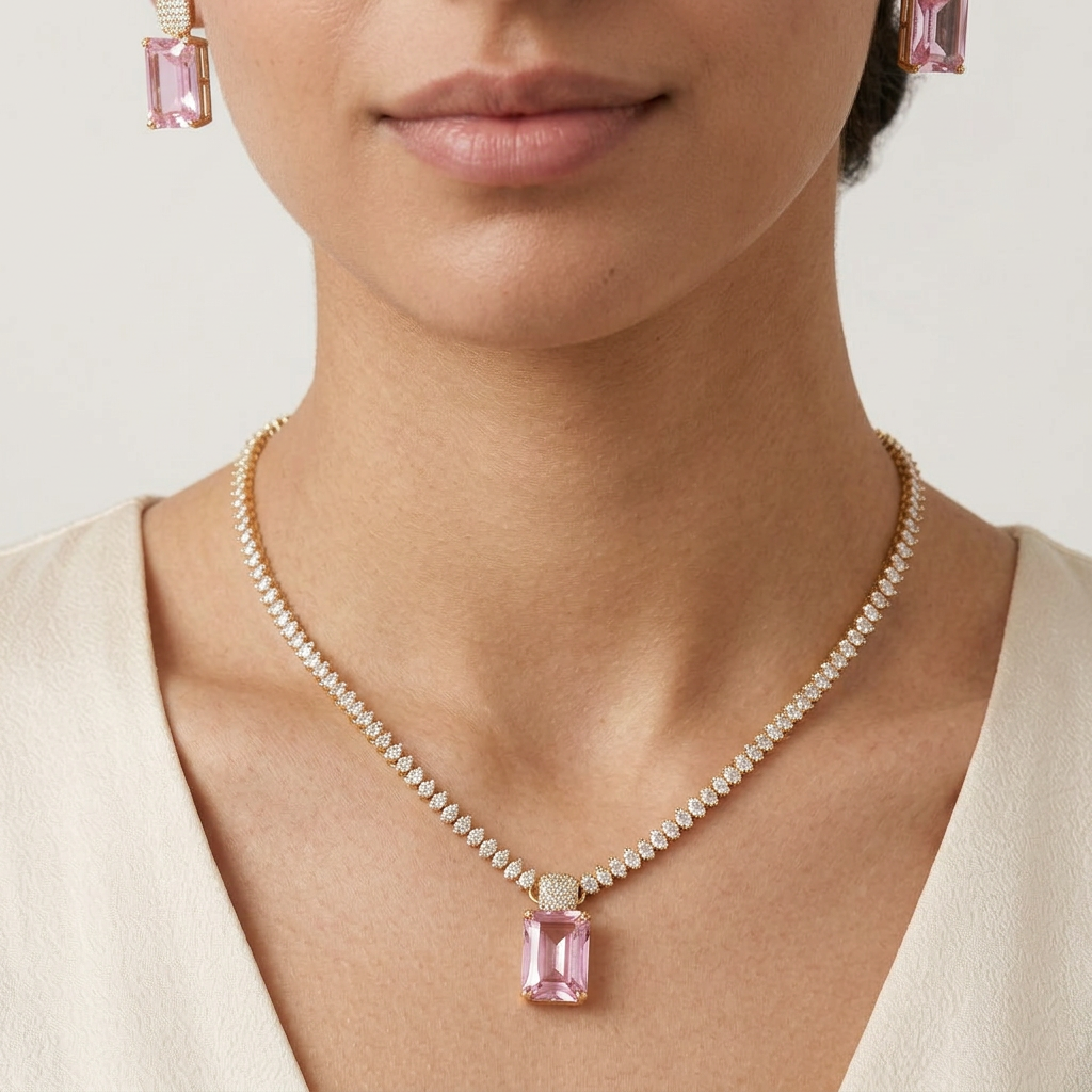 Virelle Pink Necklace