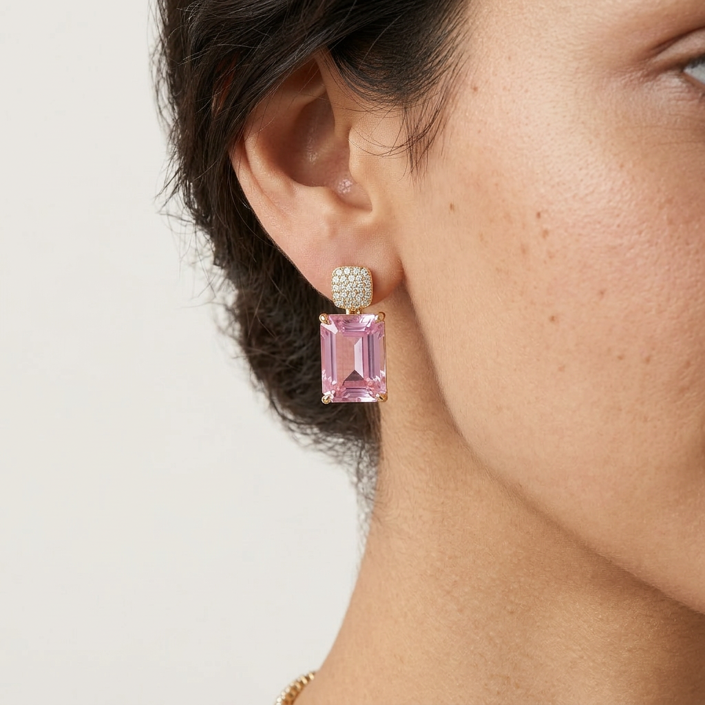 Virelle Pink Earrings