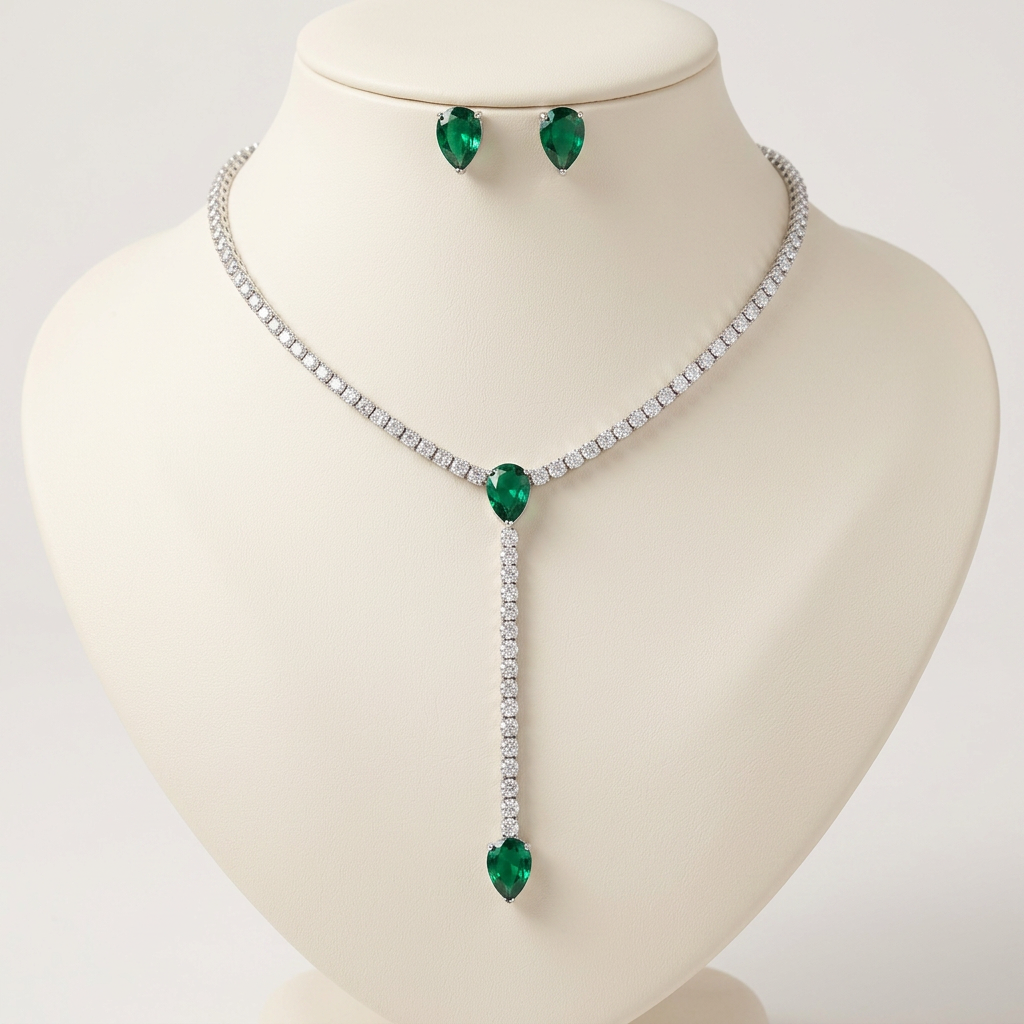 Lunara Emerald Necklace