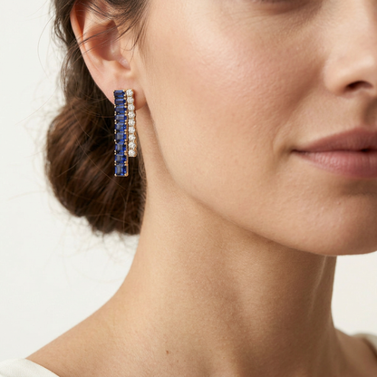 Selene Sapphire Earrings