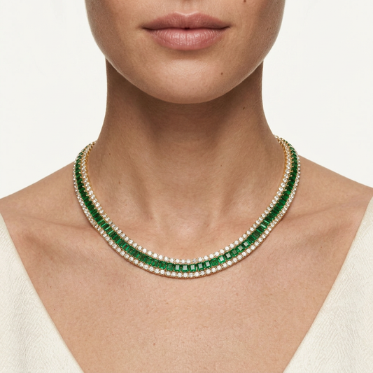 Selene Emerald Necklace