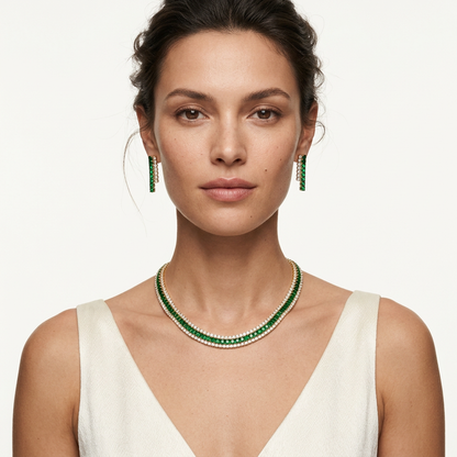 Selene Emerald Necklace