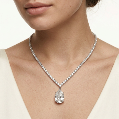 Ivora Drop Crystal Necklace