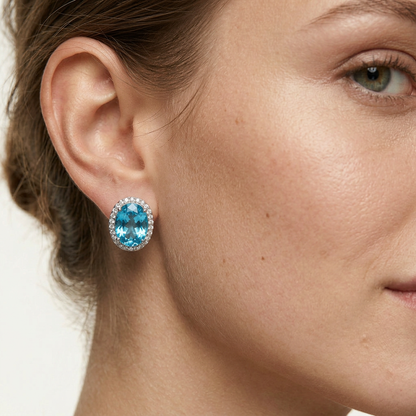 Amira Blue Earrings