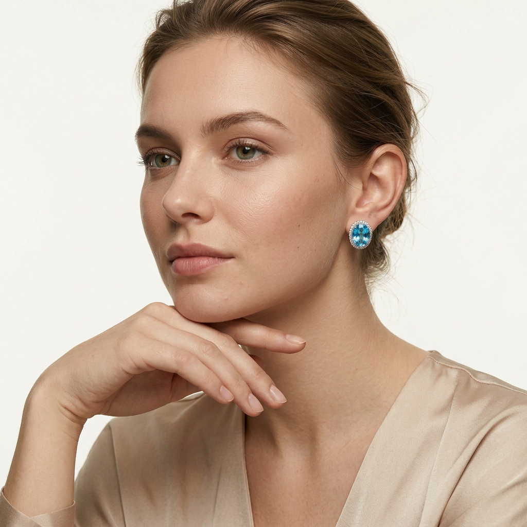 Amira Blue Earrings