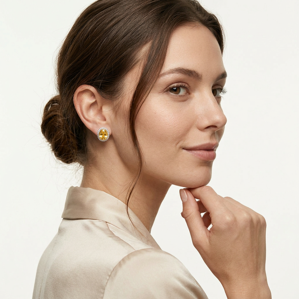 Amira Yellow Earrings