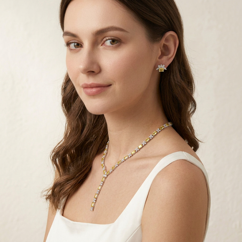 Celestia Yellow Earrings