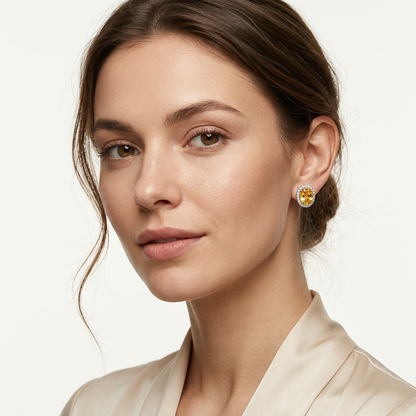 Amira Yellow Earrings