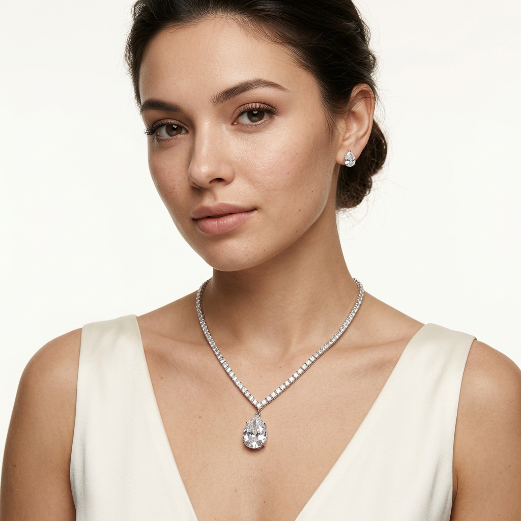 Ivora Drop Crystal Earrings