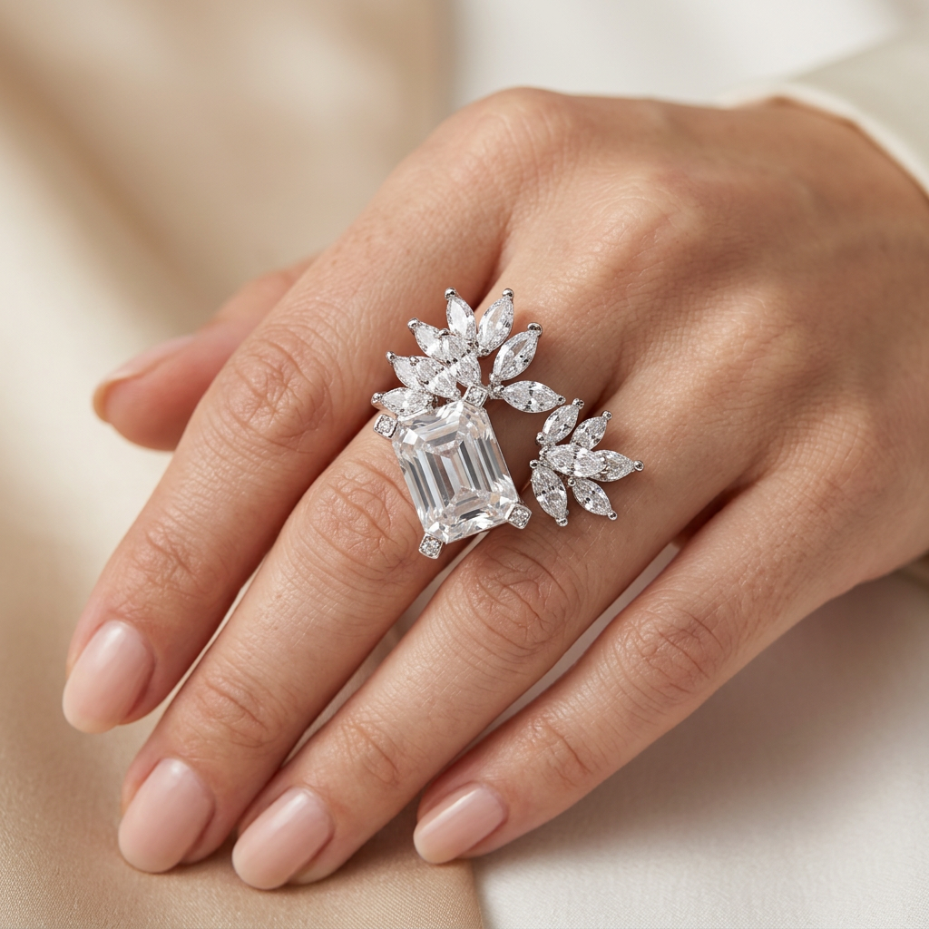 Celestia Clear Diamond Ring