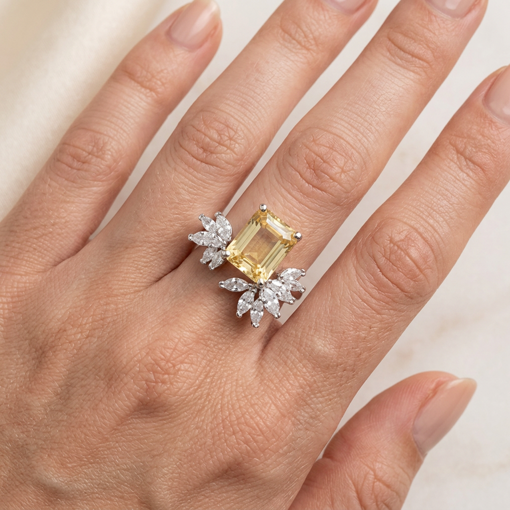 Celestia Yellow Diamond Ring