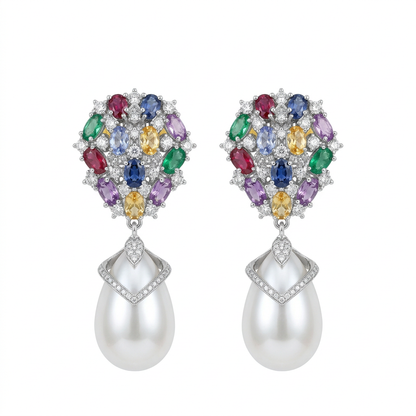 Elowen Pearl Drop Earrings