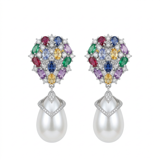 Elowen Pearl Drop Earrings
