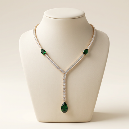 Solara Emerald Necklace