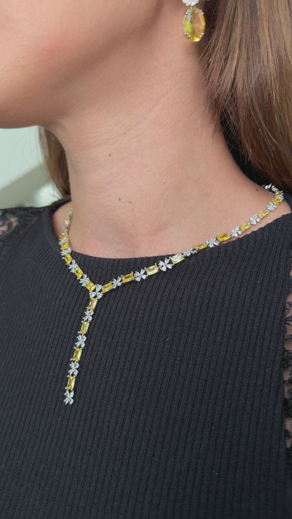 Celestia Yellow Necklace