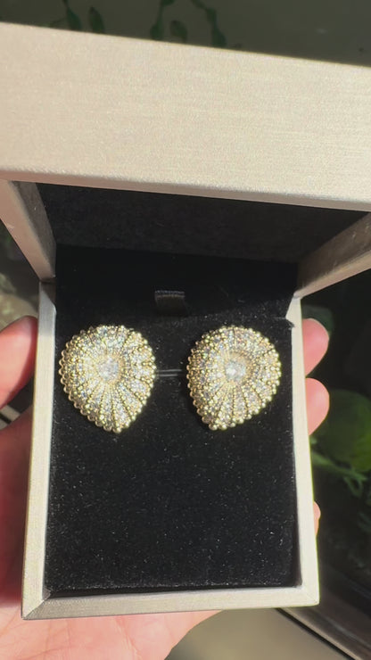 Aurelia Gold Heart Earrings