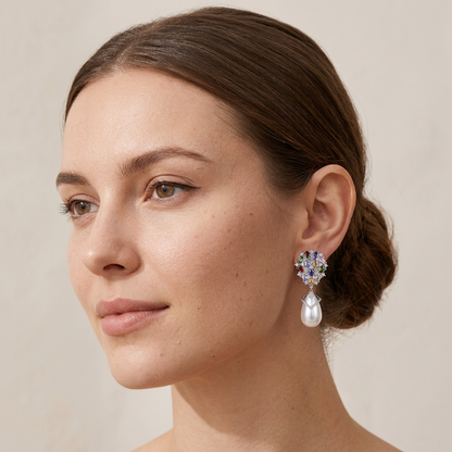 Elowen Pearl Drop Earrings