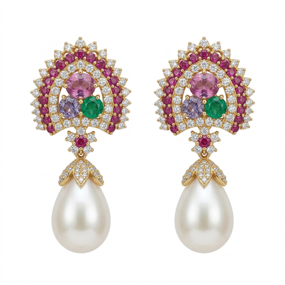 Elowen Pearl Drop Earrings